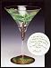 LOLITA Love My MARTINI PALMTINI Palm Tree GLASS Glasses - New Gift