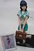 Macross Figure Lynn Minmay Green Skirt School Uniform 1:6 Scale PVC_s-1