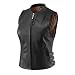Icon Bombshell Black Leather Motorcycle Vest XS-3XL - 2831