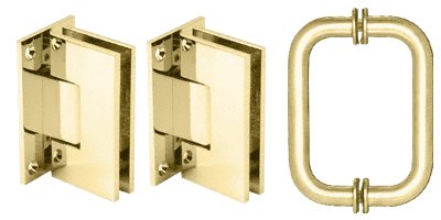 Buy CRL Brass Vienna Shower Pull and Hinge Set (CRL Showers, Plumbing, Bathtubs Showers & Saunas, Showers, Shower Doors)