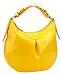 Dooney Bourke Patent Leather Luisa Hobo Shoulder Bag Yellow