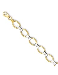 14k Yellow Gold Polished Fancy Bracelet