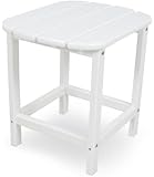 POLYWOOD SBT18WH South Beach 18" Side Table, White