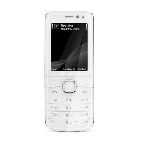 New Unlocked Nokia 6730 Classic 3G GPS Quadband Phone (white)- international phone