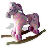 Trademark Plush Pink Rocking Pony