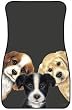 Peeping Puppies Puppy Dog Sue Hall Car/suv/truck Floormats Floor Mat Set/2