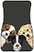 Peeping Puppies Puppy Dog Sue Hall Car/suv/truck Floormats Floor Mat Set/2