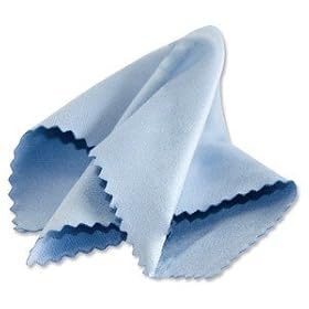 5 Star Microfibre Cleaning Cloth Soft Optical Quality for Screens Cameras and CDs White