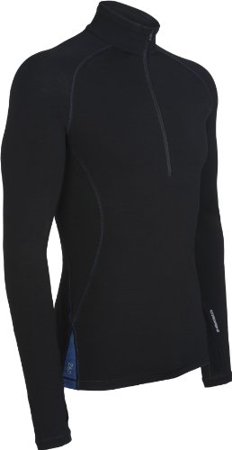 Icebreaker Herren Shirt GT260 Long Sleeve Pursuit Zip, black, L, IBSC62001L