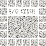 Seed Beads 8/0 Czech Opaque (a full one hank pack) over 125 colors available individually!, White