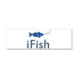 42 x 14 Wall Vinyl Sticker iFish Fishing Fisherman