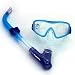 Crystal view mask and Aqua Drain Snorkel Set