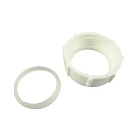 Danco 86809 1-1/4-Inch Slip-Joint Nut with Washer, PVC