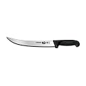 Victorinox Cutlery 10-Inch Curved Breaking Knife, Black Fibrox Handle