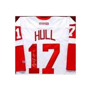 Buy Brett Hull Autographed Hand Signed Detroit Red Wings CCM Hockey Jersey