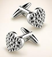 Metal Heart Cufflinks