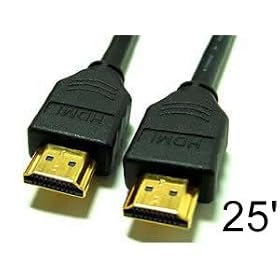 Click here to buy 25 ft NEW HDMI to HDMI High Quality Cable (25 feet) for PS3, TV, HDTV, LCD, LED, DVD.