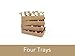 Covermates Keepsakes Adjustable Ornament Storage Bag, Carrying Handles, Padded Protection - Holiday Storage, Red