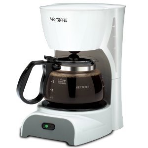 Mr. Coffee DR4MC 4-Cup Coffeemaker, White with FREE MINI TOOL BOX (DH)