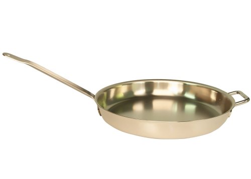 Sitram Catering Frypan with Helper Handle, 13.5-Inch diameter