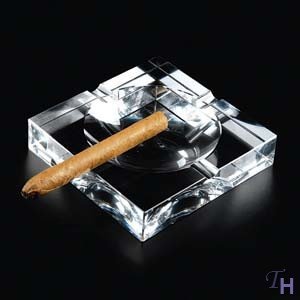 Excelsior 5 Inch Crystal Cigar Ash Tray