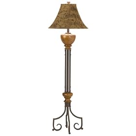 Urban Craftsman Pueblo Norte Fruitwood Floor Lamp by Dick Idol