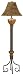 Urban Craftsman Pueblo Norte Fruitwood Floor Lamp