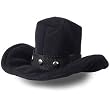 Cowboy Hat for Dog - Cowboy Dog Hat M Black