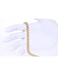 14K Yellow Gold Diamond Bracelet
