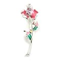 Pink Lily Brooch