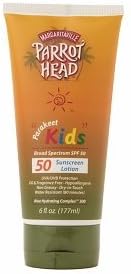 Parrot Head "Parakeet" Kids, Sunscreen Lotion, SPF 50, 6 fl oz