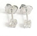 18ct White Gold 0.41ct Diamond Stud Earrings
