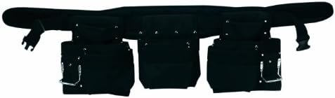 Genau Gear 4200 Ultimate Contractor Multi-Pocket Tool Apron for Small Tools, Medium/Large Waist, Black