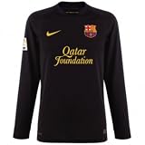 Maillot de foot FC Barcelone Extérieur 2012 manches longues, L