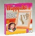 Happy Art - Gerahmte Erinnerungen - Abdruck Set Baby Füsse Hände - Geschenkpackung