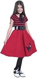 Childs Red Poodle Dress Costume