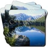 CALM WATER PRINT Set of 4 Coasters