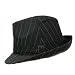 319d2P18D5L. AA75  PINSTRIPE SEXY BLACK STRUCTURED FEDORA HAT