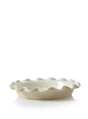 HIC Ceramic Rose's Perfect Pie Plate, Wheat