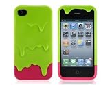 Iphone 4s/4 Melt Ice Cream Case Cover Skin Phone Protective Cover Green