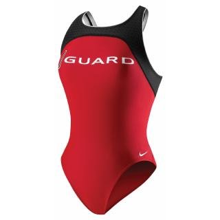 Nike Swim Women's Lifeguard Power Back Tank Swimsuit - Varsity Red 24