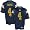 Reebok NFL Equipment New York Jets #4 Brett Favre Navy Blue Alternate Replica Jersey