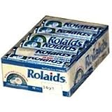 Rolaids Chewable Tablets Regular Sodium Free relieves Heartburn   12X12 Pack