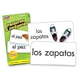 TEPT53007 - Flash Cards, Spanish, More Picture Words,96/BX