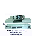 P 981 5 x Digital M 45 dig. Satreceiver ( Comag SL 45 )