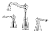 Price Pfister 049M0BC Marielle Double-Handle WideSpread Lavatory Faucet with Pop-Up, Chrome