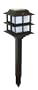 Brinkmann 822-2508-4 4-Piece Modern Solar Stake Light Set