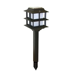 Brinkmann 822-2508-4 4-Piece Modern Solar Stake Light Set by Brinkmann