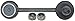 ACDelco Advantage 46G0075A Rear Suspension Stabilizer Bar Link Kit with Hardware