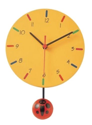Childrens Toyshop   : Pintoy Wooden Ladybird Clock